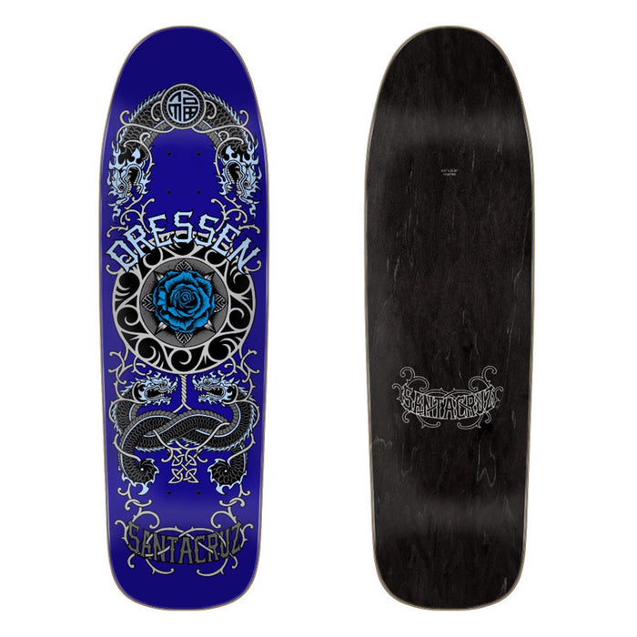 Santa Cruz Dressen Rose Crew One Shaped Deck-Blue