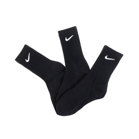 Nike Everyday Lightweight Crew 3 Pack Sock - Black/White
