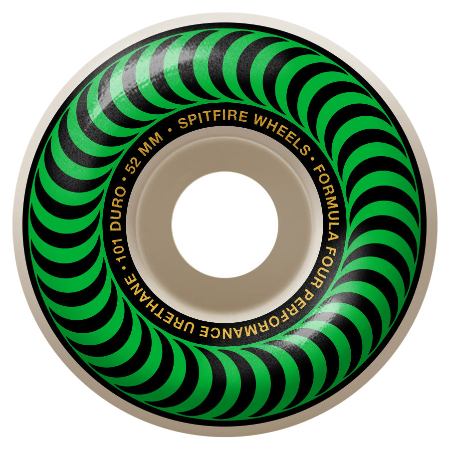 新品未開封 SPITFIRE F4 Classic 52mm 101duro Spitfire F4 Classic 101D Wheels - Natural – Pro Skateboards