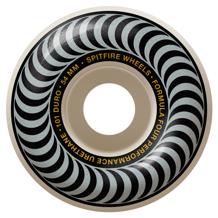 SPITFIRE F4 CLASSIC 54mm ウィール 101D Spitfire F4 Classic 101D Wheels - Natural – Pro Skateboards