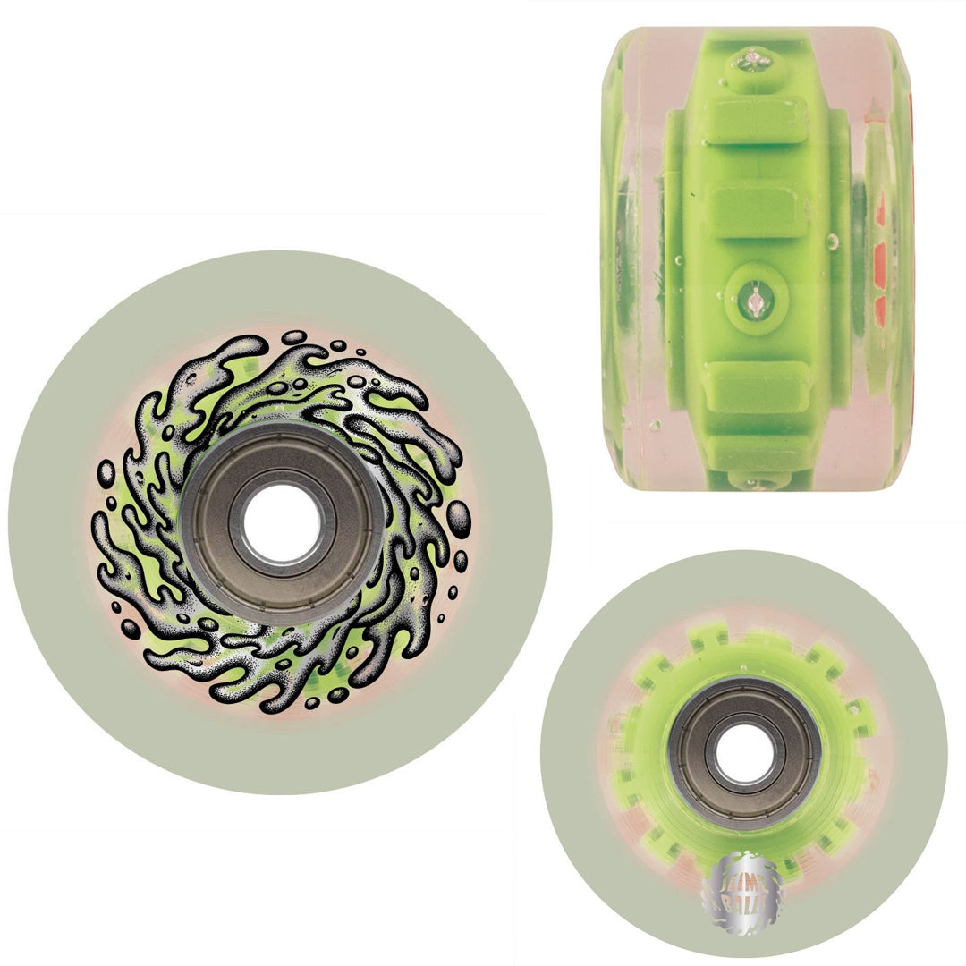 Slime Balls 78A OG Slime Light Up LED Wheels - Green
