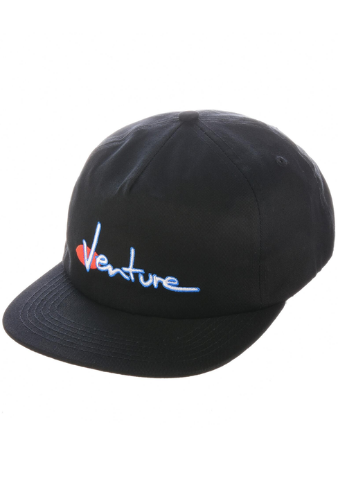 Venture 90's Snapback Cap - Black/White/Blue/Red